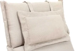 Outdoor Kissen ROG 46x119cm beige Sitzkissen Polster-Auflage für Hochlehner