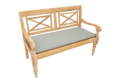 Outdoor Kissen ROG 45x110cm taupe Sitzkissen Polster-Auflage für 2-Sitzer Bank