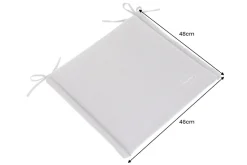 Outdoor Kissen ROG 46x48cm taupe Sitzkissen Polster-Auflage für Gartenstuhl