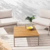 Outdoor Lounge Sitzgruppe MOBILE MODULAR 240cm champagner greige inkl. Kissen