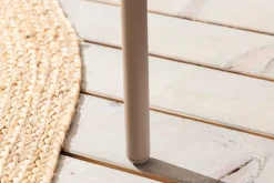 Outdoor Lounge Sitzgruppe MOBILE MODULAR 240cm champagner greige inkl. Kissen