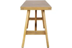 Outdoor Sitzbank BALI 110cm natur honey Akazienholz wetterfest Balkonbank
