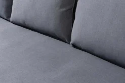 Outdoor Sitzgruppe MONACO 240cm anthrazit Polyrattan Gartenmöbel-Set Ecklounge wetterfest