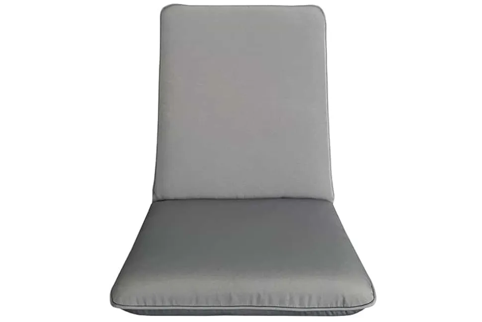 Outdoor Sitzkissen COMFORT LINE 50x100cm anthrazit für Niedriglehner-Stuhl Polsterauflage