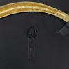 Ovaler Wandspiegel ABSTRACT 70cm gold Metall handmade