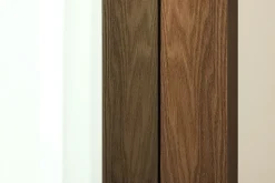 Ovaler Wandspiegel PORTRAIT 165cm braun in Walnussholz-Design