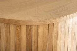 Retro Highboard VALHALLA WOOD 120cm natur Eichenholz Schiebetüren