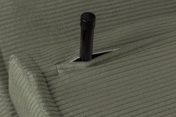 Retro Schlafsessel SMART MULTIFUNCTION 100cm grün Cord Bettfunktion inkl. Kissen