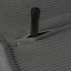 Retro Schlafsessel SMART MULTIFUNCTION 140cm grau Cord Bettfunktion inkl. Kissen