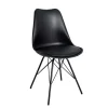 Retro Stuhl SCANDINAVIA MEISTERSTÜCK schwarz