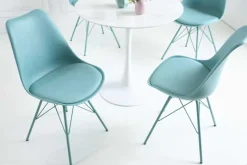 Retro Stuhl SCANDINAVIA MEISTERSTÜCK türkis