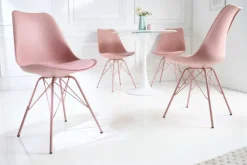 Retro Stuhl SCANDINAVIA MEISTERSTÜCK rosa