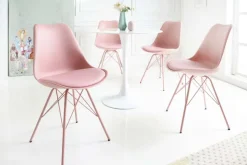 Retro Stuhl SCANDINAVIA MEISTERSTÜCK rosa