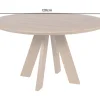 Runder Esstisch ART WOOD 120cm braun massiv Mangoholz