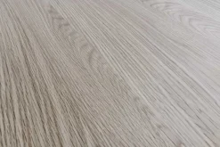 Runder Esstisch VALHALLA WOOD 140cm grau Eichenholz Säulenfuß