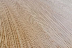Runder Esstisch VALHALLA WOOD 140cm natur Eichenholz Säulenfuß