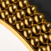 Runder Wandspiegel PEARLS 75cm gold Metall