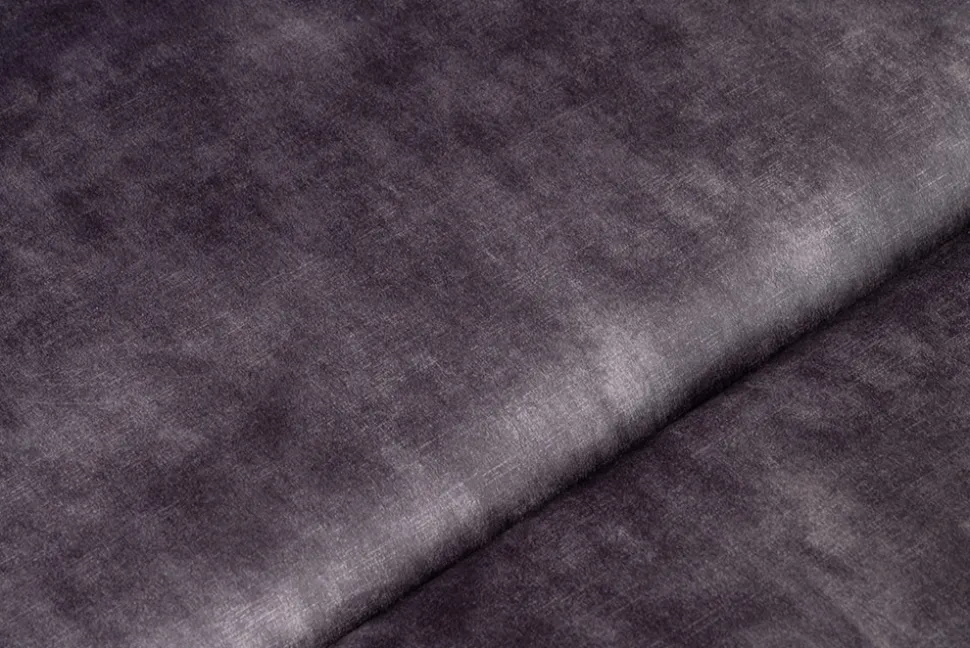 Schlafecksofa APARTMENT 205cm grau Samt 3-Sitzer inkl. Stauraum beidseitig aufbaubar