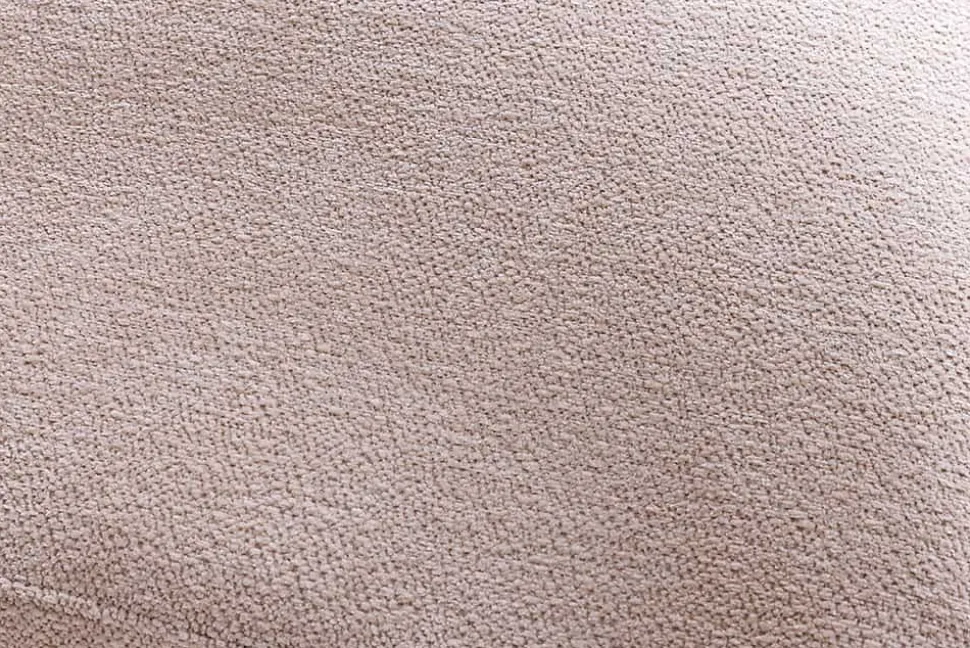 Skandinavischer Stuhl BOUTIQUE beige Strukturstoff brushed champagner gold Metall