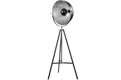 Stehlampe BIG STUDIO 170cm schwarz Blattsilber-Optik Industrial Design