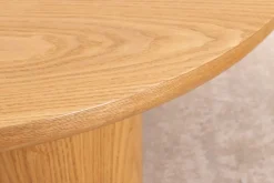 Stilvoller Couchtisch ORGANIKO 130cm natur Eiche organische Form