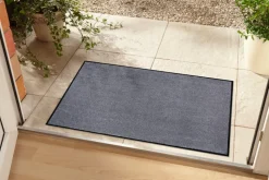 Strapazierfähige Fußmatte CLEAN 60x40cm grau Fußabtreter Modern Design