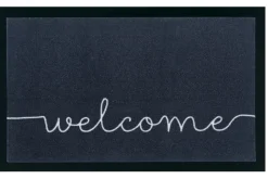 Strapazierfähige Fußmatte CLEAN WELCOME 75x45cm anthrazit Fußabtreter Modern Design