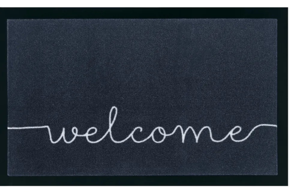 Strapazierfähige Fußmatte CLEAN WELCOME 75x45cm anthrazit Fußabtreter Modern Design
