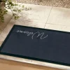 Strapazierfähige Fußmatte CLEAN WELCOME 75x45cm anthrazit Fußabtreter Modern Design
