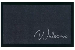 Strapazierfähige Fußmatte CLEAN WELCOME 75x45cm anthrazit Fußabtreter Modern Design