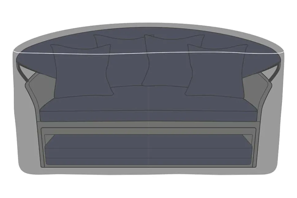 Strapazierfähige Schutzhülle PLAYA LIVING 170cm schwarz für Sonneninseln Abdeckung