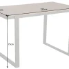 Wetterfester Gartentisch TAMPA LOUNGE 125cm grau natur Aluminium Metall Holz-Design Outdoor