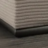 XXL Wohnlandschaft LODGE 315cm greige Cord Sofa mit Schlaffunktion und Stauraum